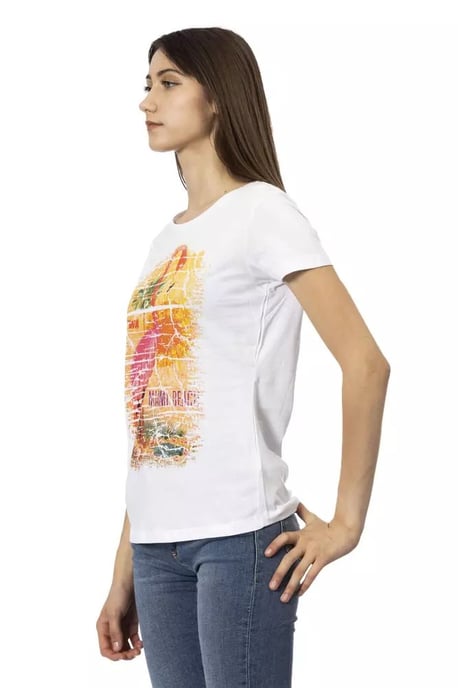 Flamingo Print T-Shirt Casual Stijl - Image 2