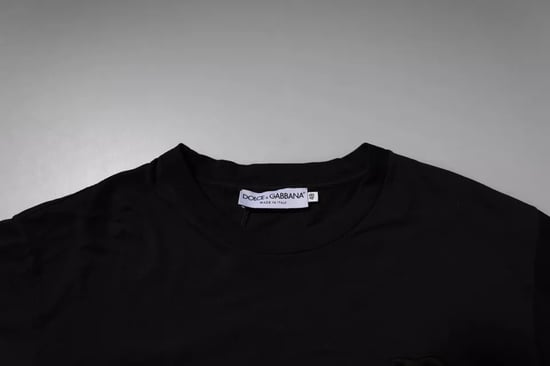 Kortärmad T-shirt med rundad nacke - Image 3