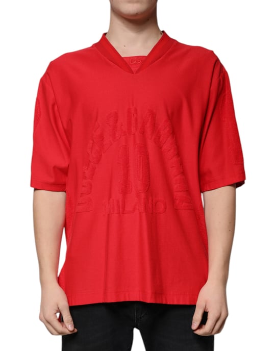 V-hals Kortärmad T-shirt - Image 2