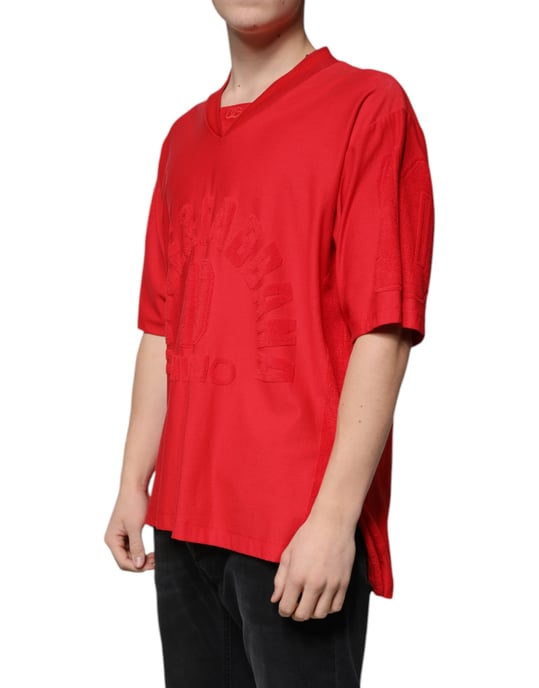 V-hals Kortärmad T-shirt - Image 3