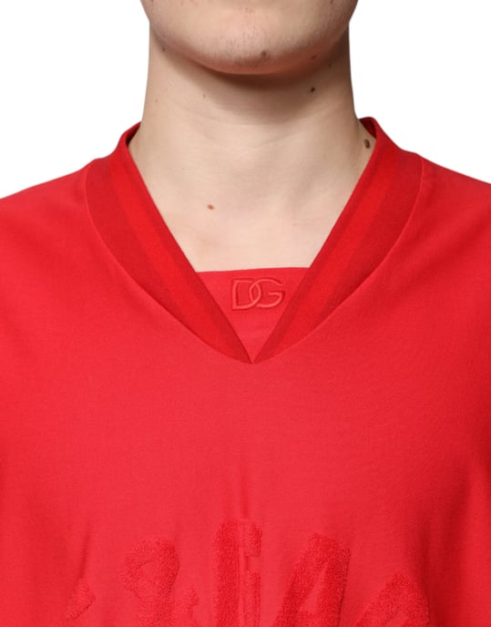 V-hals Kortärmad T-shirt - Image 5