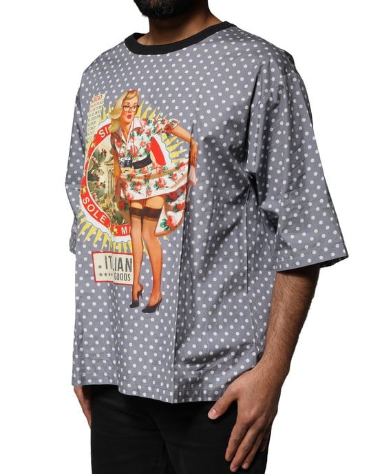 Polka Dot Pinup Graphic T-shirt - Image 3