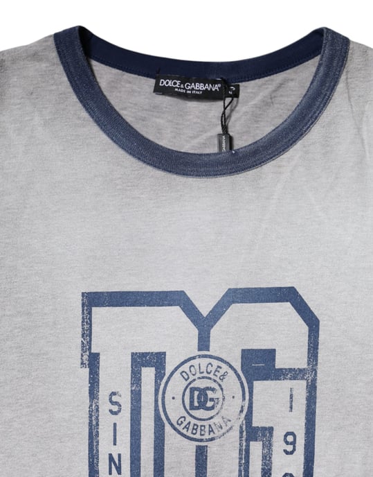 Crew Neck T-shirt Dg Graphic Tee - Image 5