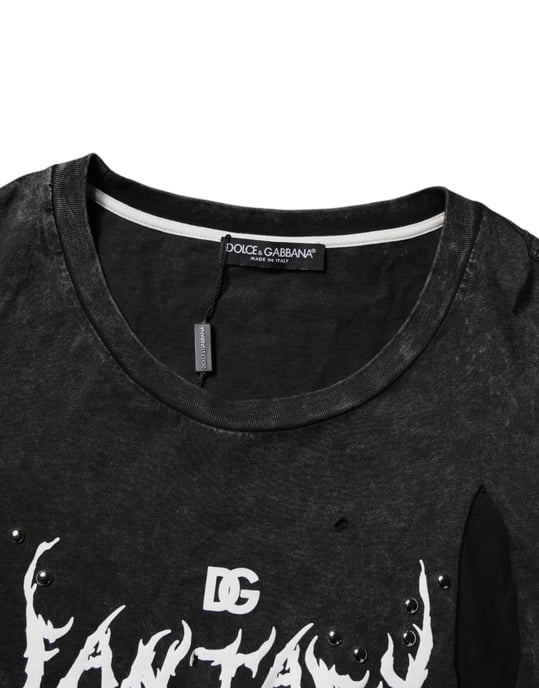 Leopard Graphic Tee Distressed - Image 6