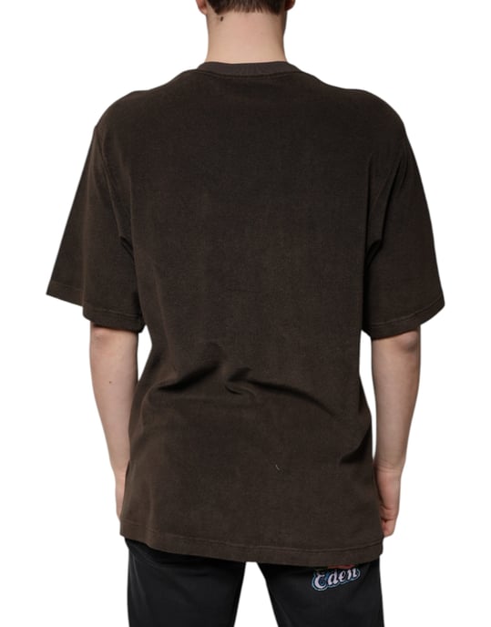 Frottéficka T-shirt Brun - Image 4