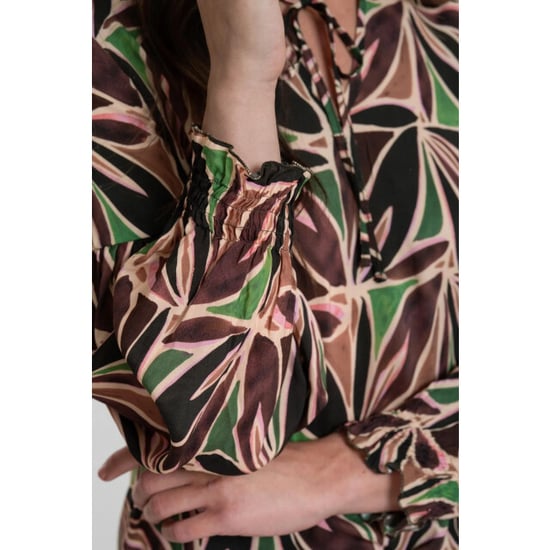 Geisha 53955-20 380 top purple brown - Image 2