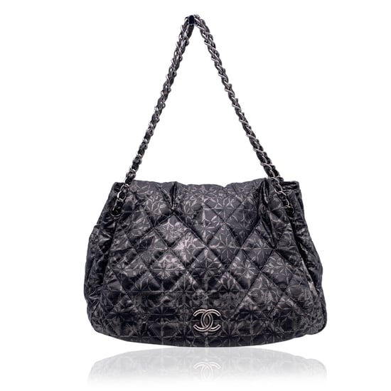 Chanel stoffen schoudertas Tijdloos/Klassiek - Image 1