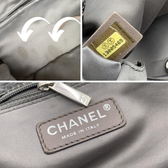 Chanel stoffen schoudertas Tijdloos/Klassiek - Image 4