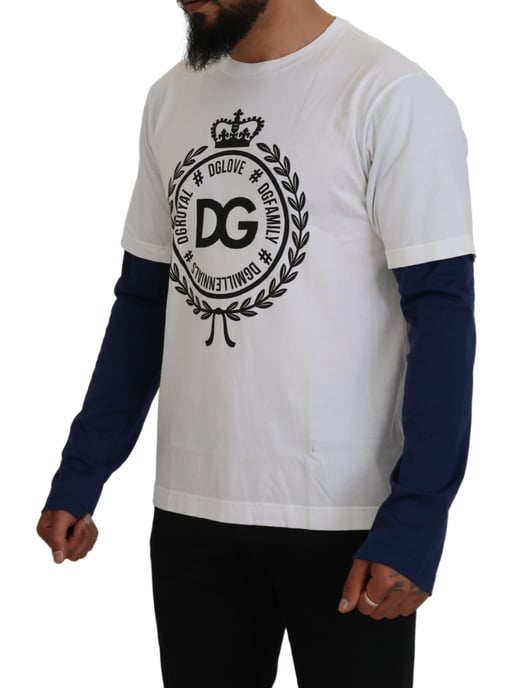 Dg Crest T-shirt Wit Lange Mouwen - Image 2