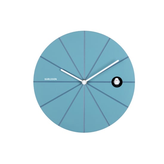 Karlsson wandklok destacado cuckoo air blue w. classic blue- Ø28cm - Image 4