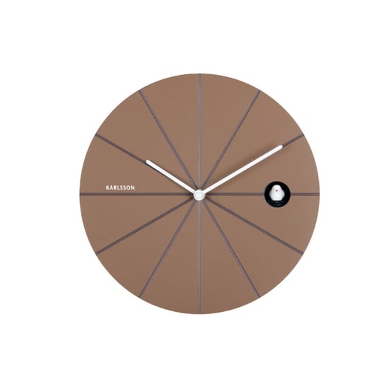 Karlsson wandklok destacado cuckoo mocha brown w. earth brown- Ø28cm - Image 5