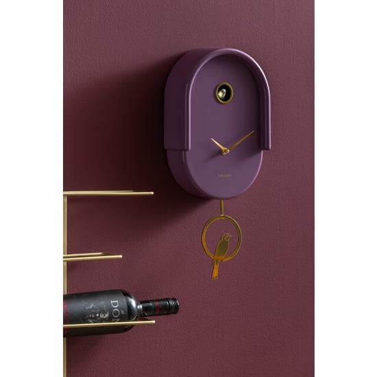 Karlsson wandklok tweet light mauve - Image 3