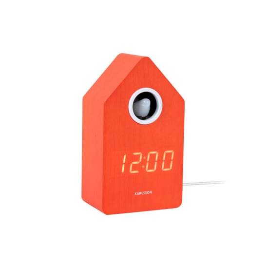 Karlsson wekker cuckoo led brilliant orange - Image 1