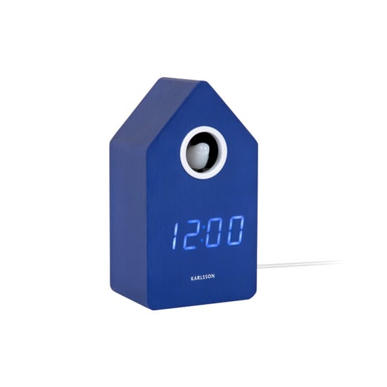 Karlsson wekker cuckoo led cobalt blue - Image 1