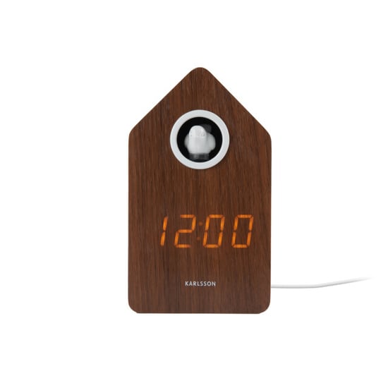 Karlsson wekker cuckoo led dark veneer - Image 3
