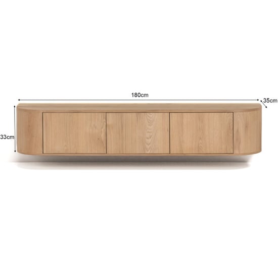 Livingfurn tv-meubel novero zwevend 35x180x33cm - Image 5