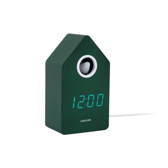 Karlsson wekker cuckoo led retro green - Image 1