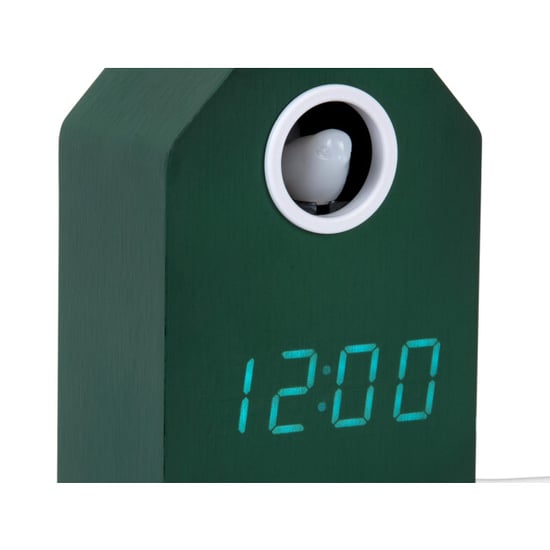 Karlsson wekker cuckoo led retro green - Image 2