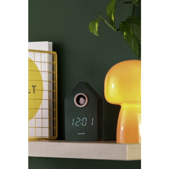 Karlsson wekker cuckoo led retro green - Image 4