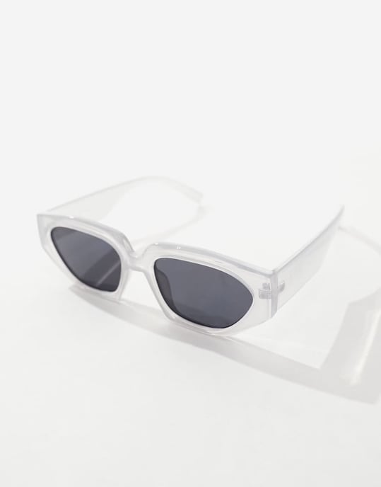 Jeepers Peepers – Grå cat eye-solglasögon - Image 2