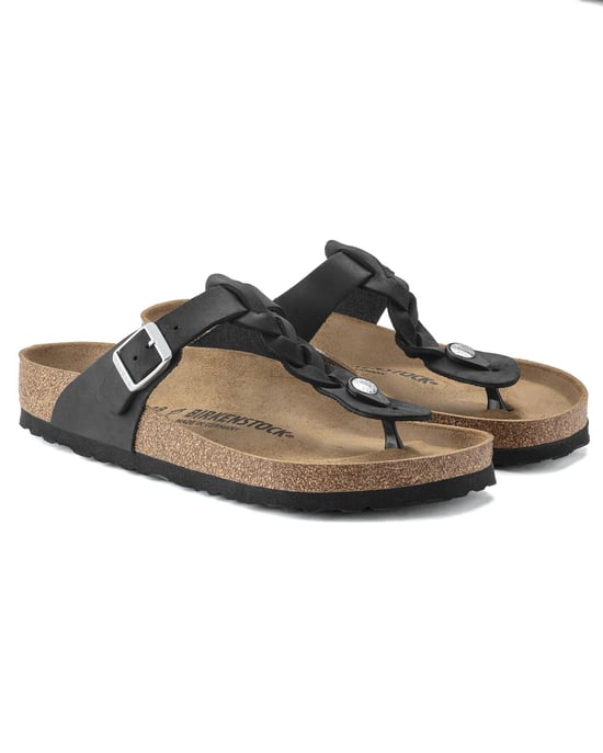 Gizeh Sandals in Black - Image 4