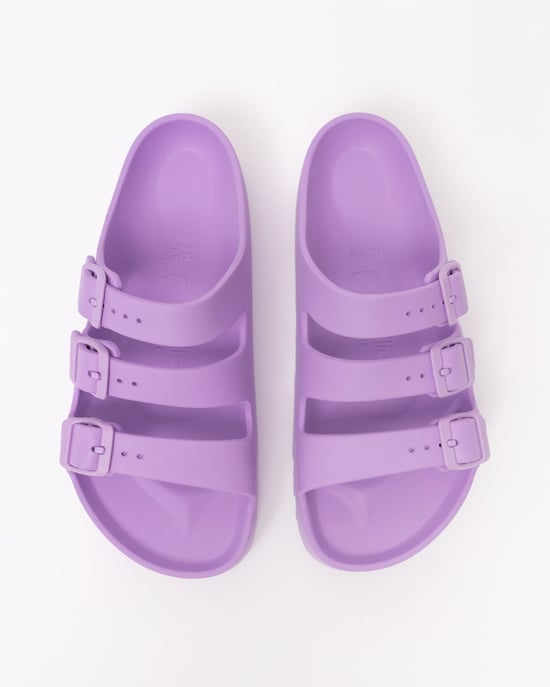 Florida Papillio EVA Platform Sandals in Purple - Image 2