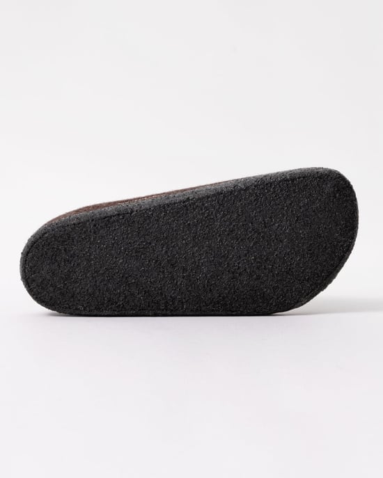 Zermatt Zermatt Shearling Clogs in Dark Brown - Image 3