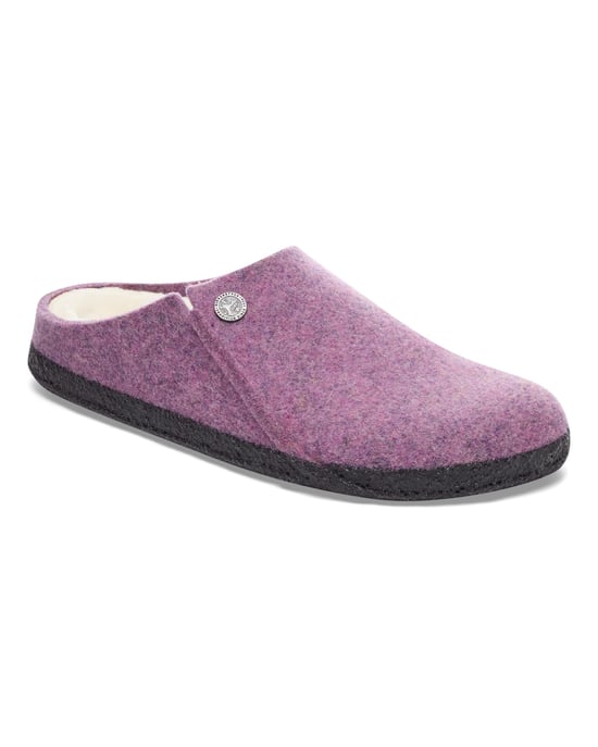 Zermatt Shearling Clogs in Light Pink - Image 1