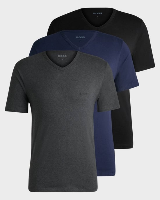 T-Shirt in Dark Blue (3 Pack) - Image 4