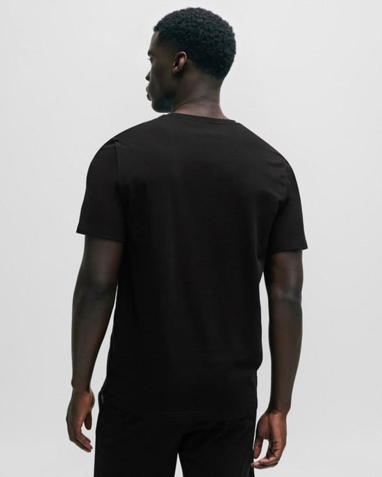 Mix & Match Regular Fit T-Shirt in Black - Image 2