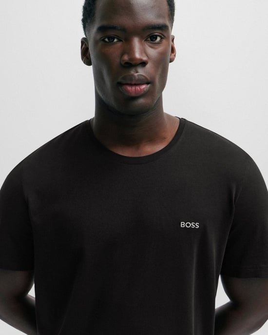 Mix & Match Regular Fit T-Shirt in Black - Image 3