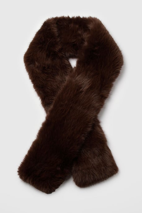 Faux Fur Oversized Scarf - Image 2