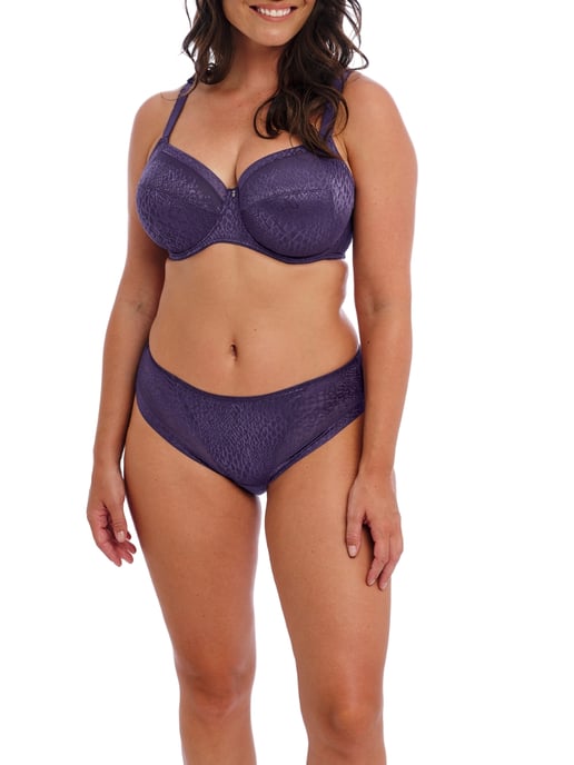 Envisage Full Cup Side Support Bra Purple Velvet - Image 3