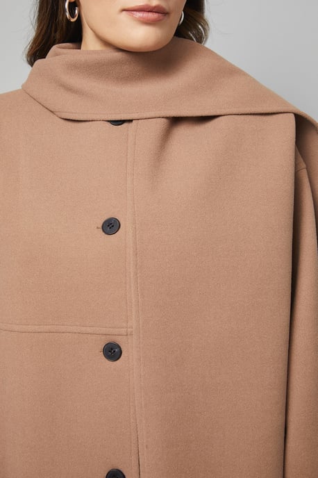 Scarf Car Coat - Image 5