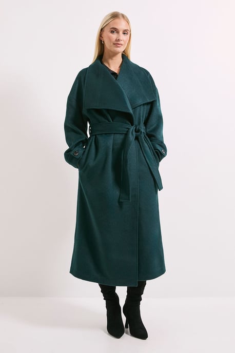 Principles by Wallis Collar Wrap Betled Coat - Image 4