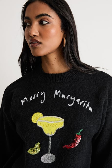 Merry Margarita Christmas Jumper - Image 1