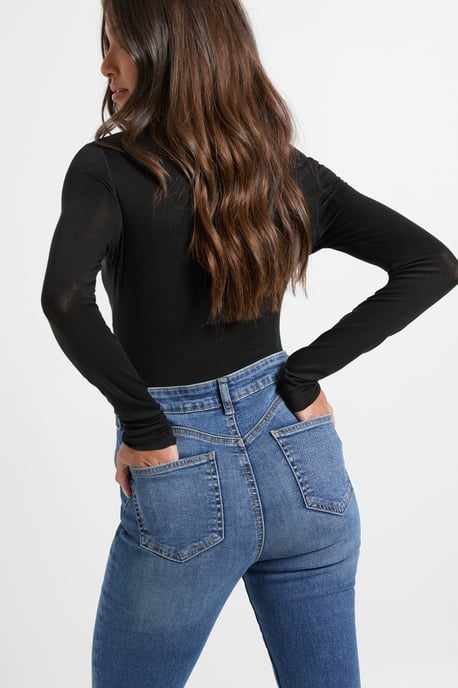 High Waist Booty Lifting Flared Jean - Image 4