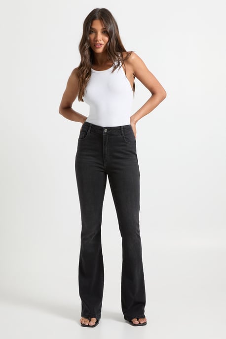 High Waist Booty Lifting Flared Jean - Image 2