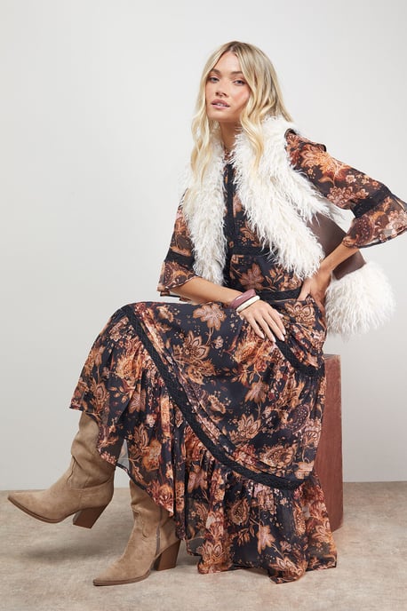 Mongolian Faux Fur Gilet - Image 3