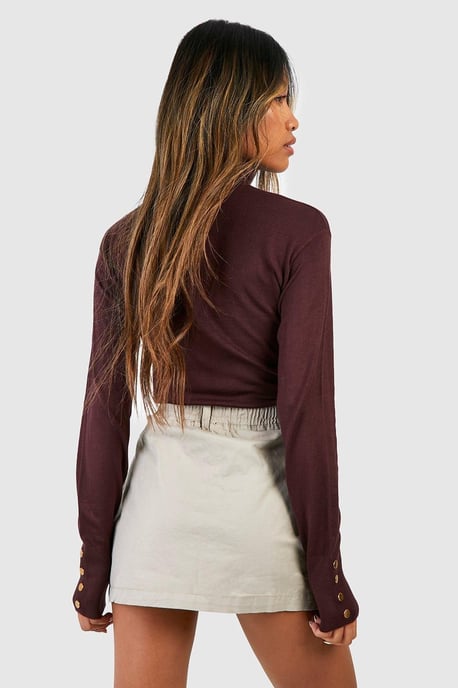 Basic Fine Gauge Roll Neck Jumper - Image 2