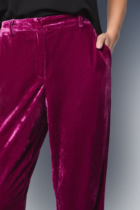 Petite Velvet Trouser - Image 4