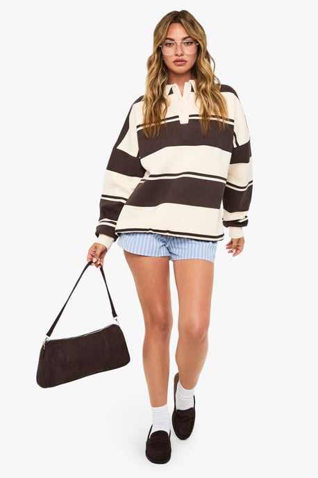 Stripe Rugby Sweatshirt - Image 3