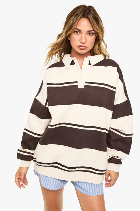 Stripe Rugby Sweatshirt - Image 5