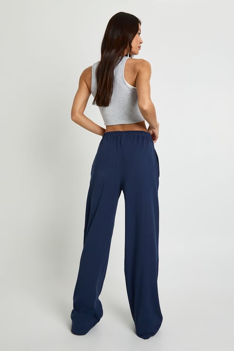 Tall Rib Wide Leg Trouser - Image 2