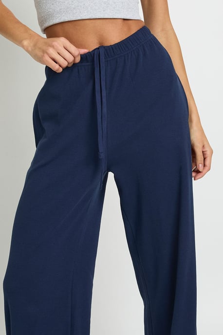 Tall Rib Wide Leg Trouser - Image 4