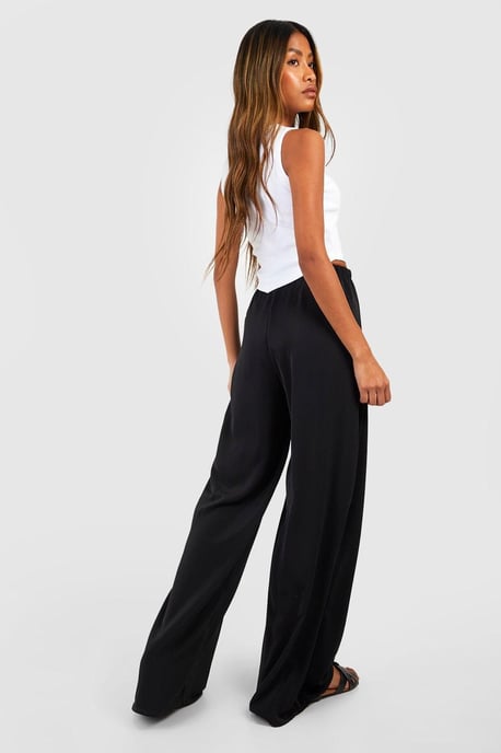 Wide Fit Floaty Trousers - Image 2