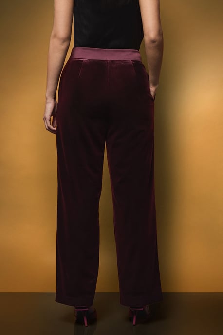Velvet Twill Side Panel Trouser - Image 3