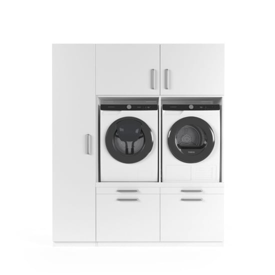 Wasophoogte Wasmachine kast lyon – pure - Image 1