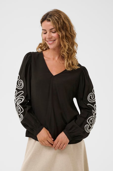 CRDanielle Blouse Blouse with long sleeve Regular fit - Image 3