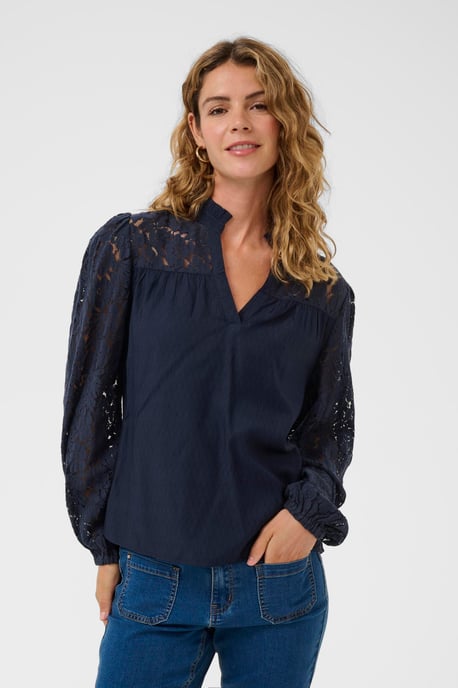 CRLiselin Lace Blouse Blouse with long sleeve Regular fit - Image 3